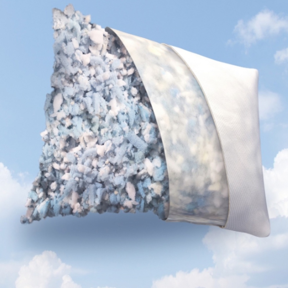 Serta® 2-Pack Adjustable Comfort Gel Memory Foam Mini Cushion Pillow Set, White
